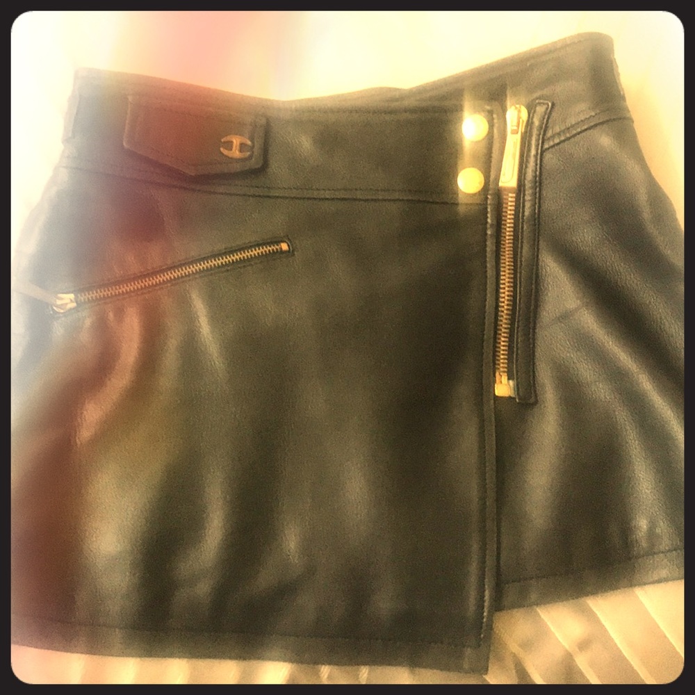 Just Cavalli 100% genuine leather skirt